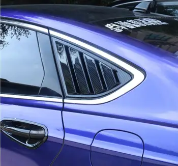 

2pcs Carbon Fiber ABS Door Window Louver Frame Window Sill Molding Trim Cover For Ford Mondeo/ Fusion 2013-2018 Free Shipping