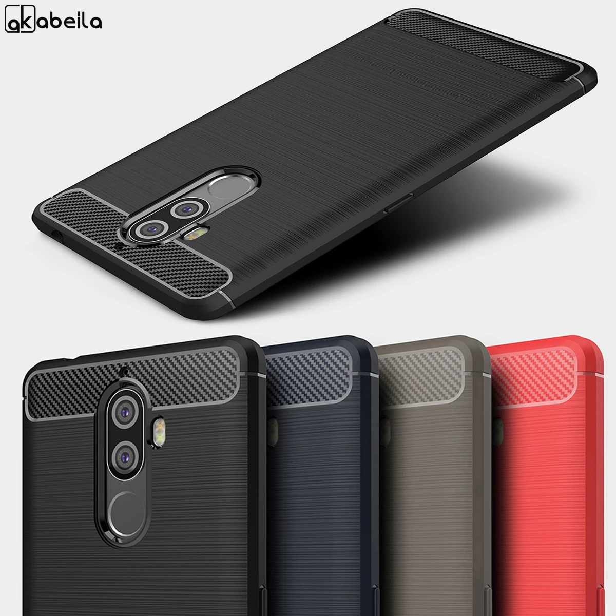 

AKABEILA Case For Lenovo K8 Plus Case Silicon Anti-knock Cover For Lenovo K8 Plus Vibe B A2016 A1010 Phab 2 Cover