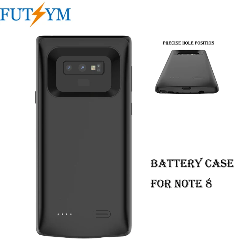 Роскошный 5500 mah Батарея Зарядное устройство ультра тонкий чехол для samsung Galaxy Note 8