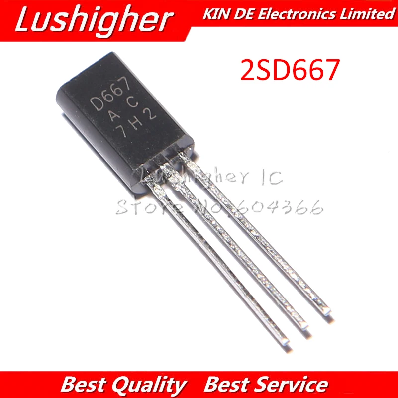 50PCS 2SD667 TO92 D667 TO 92L Plastic Encapsulate Transistors ...