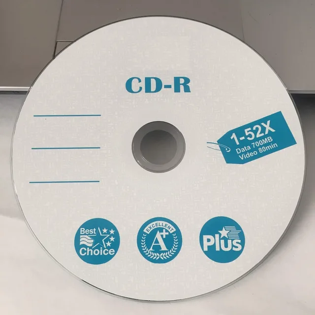 Wholesale 50 discs Grade A X52 700 MB Best Blank Printed CD R Disc in