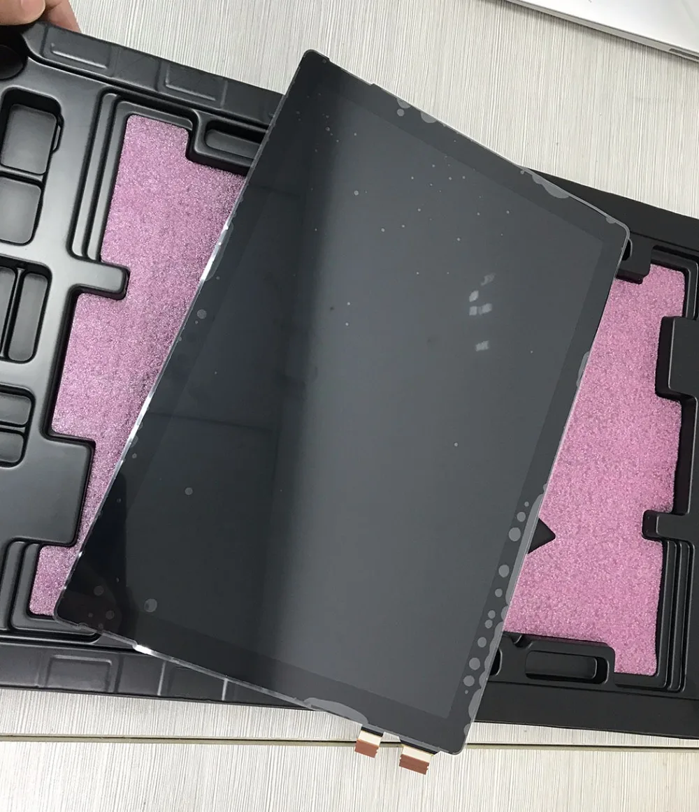 Цена Новый оригинальный для microsoft surface pro 5 модель 1796 LP123WQ1 ЖК дисплей сенсорный экран Стекло сенсор дигитайзер планшет сборка