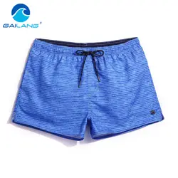 Gailang модный бренд для мужчин пляжные шорты Плавки быстросохнущие плюс размеры Боксер мужские шорты для купания купальники