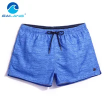 Gailang Brand Fashion Men's Beach Board Shorts Trunks Quick Drying Plus Size Boxer Trunks Men Swimwear Swimsuits Active Trunks