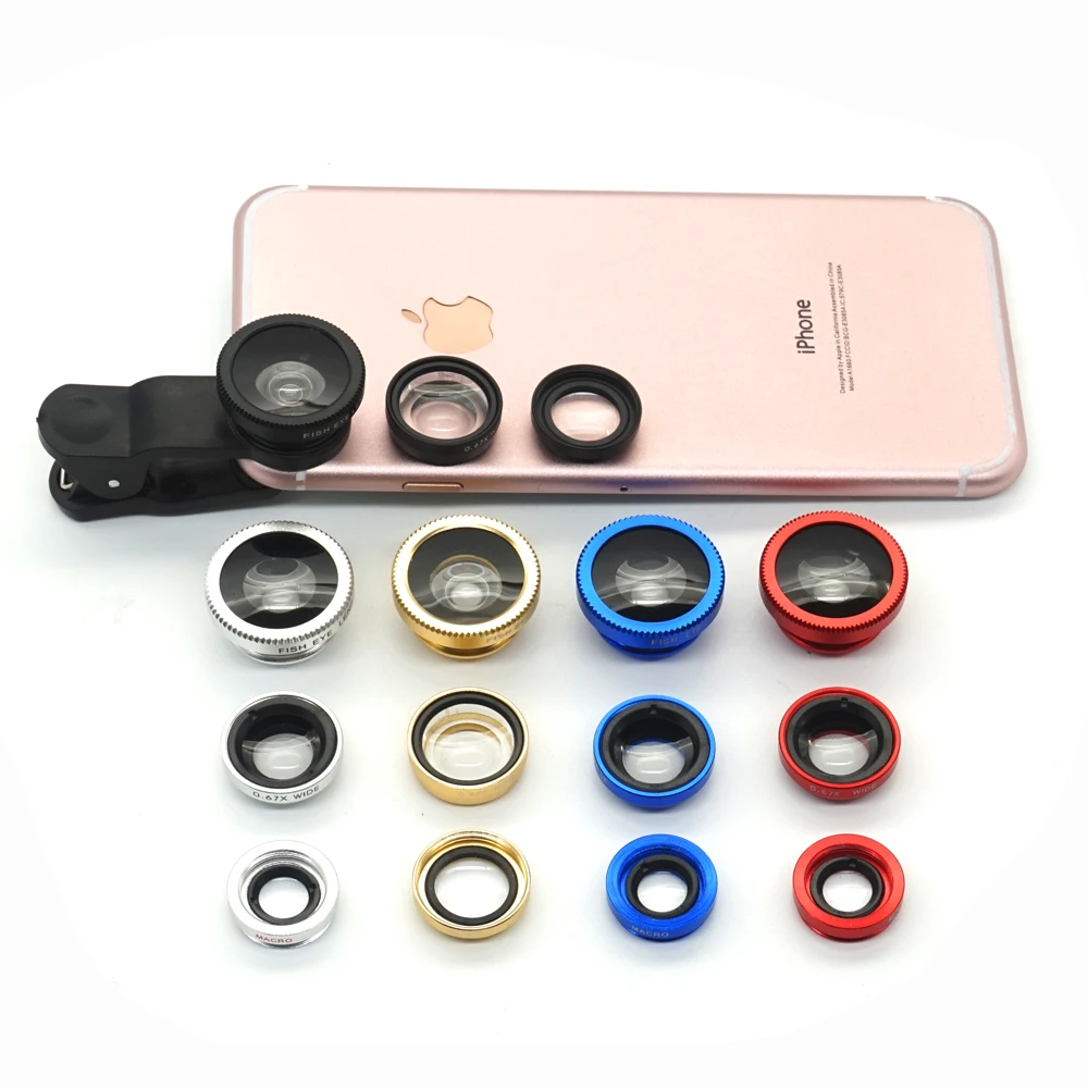 Аксессуары для телефонов объектив «рыбий глаз» для Iphone 6 S, 6 S Plus, 7 SE, 5S, 5C, samsung Galaxy Note 5, 4, xiaomi redmi 4X, чехол для камеры «рыбий глаз»