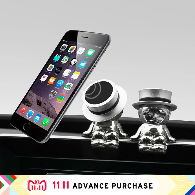 

coque hat magnetic phone holder in car holders puppet magnet stand fastening ayfony mount for mobile huawei iphone vivo X 8