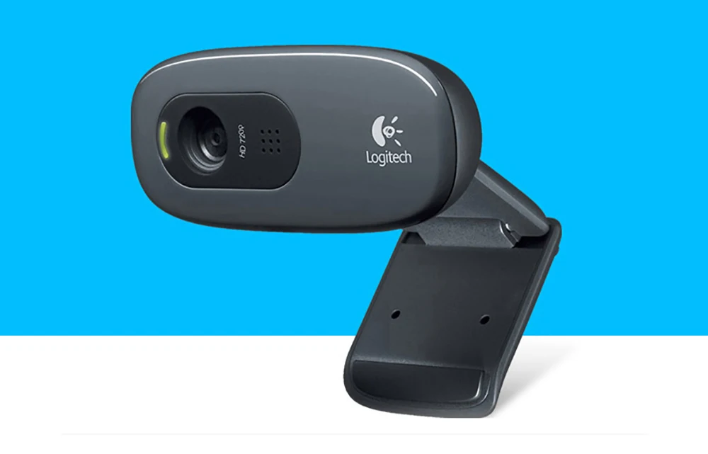 Оригинальная веб-камера logitech C270 HD Vid 720P со встроенным микрофоном USB2.0 Мини-Компьютерная камера для ПК ноутбука