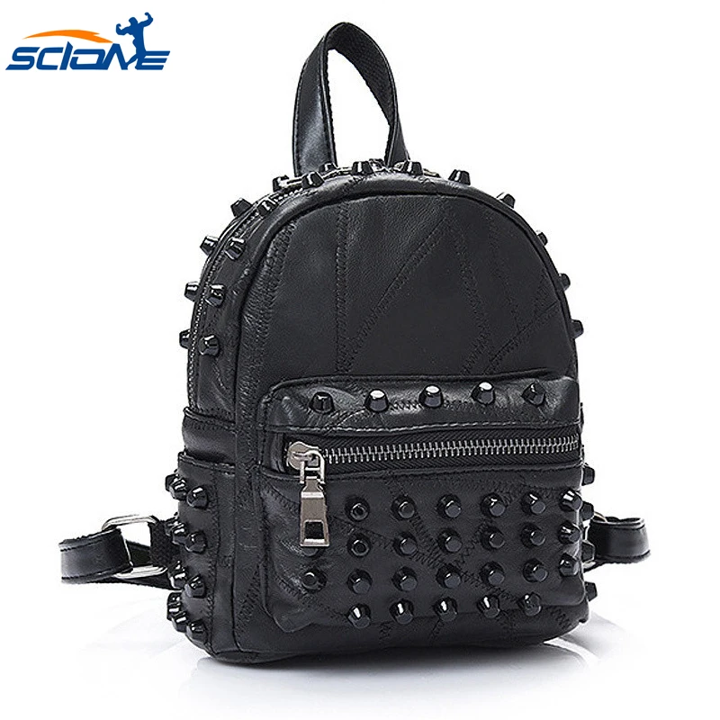 

Scione Small Genuine Leather Backpack for Women's Yogo Fitness Gym trainning Sport bag Traveling Camping and Hiking Sac De Sport