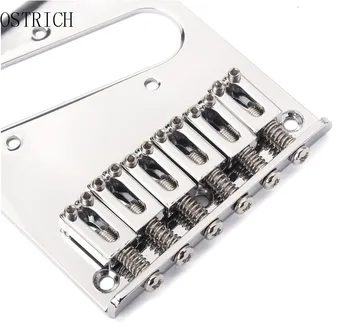

Guitar Bridge for Guitar Humbucker 6 Square Saddle Chrome