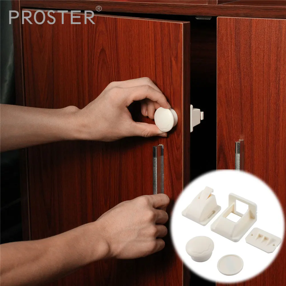 12Pcs Child Lock Baby Invisible Safety Lock Children