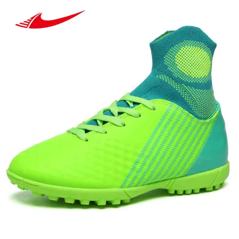 Beita High Ankle Men Soccer Shoes TF Cleats Sock Sneakers Outdoor