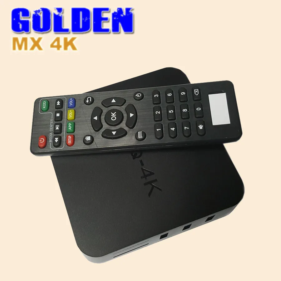 1 шт. MX 4 К RK3229 Smart ТВ Box для Android 4,4 1 г/8 г H.264/H.265 10Bit WI-FI LAN 16,0 HD DLNA AirPlay MX