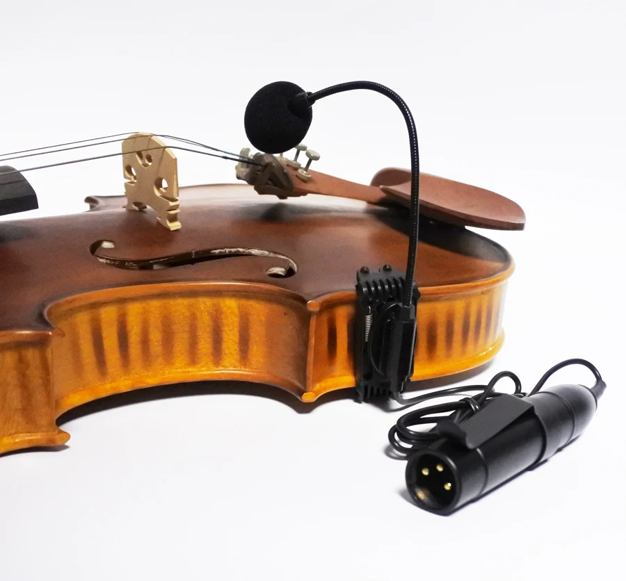 sigaar overspringen Professor 4/4 Akoestische Viool Fiddle Zwanenhals Clip On Condensator Microfoon Met  Xlr Phantom Power Converter Voorversterker Instrument Microfoon|Microfoons|  - AliExpress