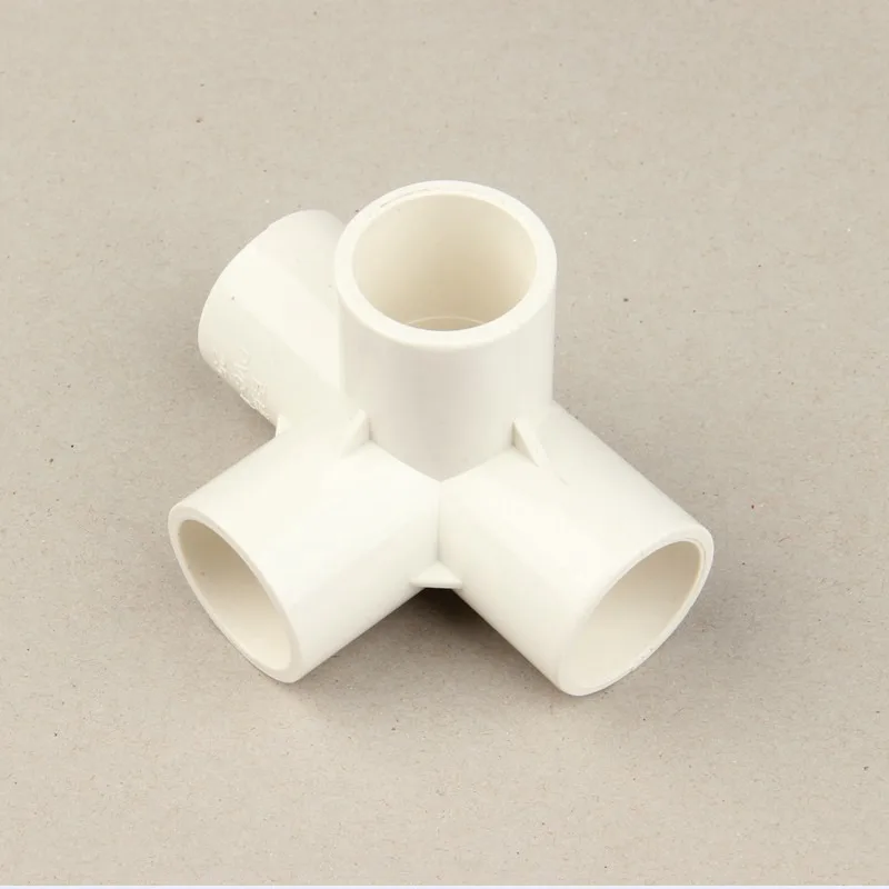 10pcs NuoNuoWell Plastic PVC 20mm Hose Cross Connector 4 Way Joint for Garden Irrigation Pipe