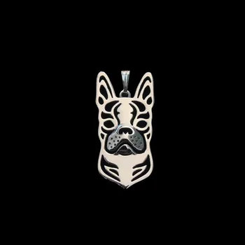 

2019 Fashion Boston Terrier Pendants Jewelry Metal Dog Pendants