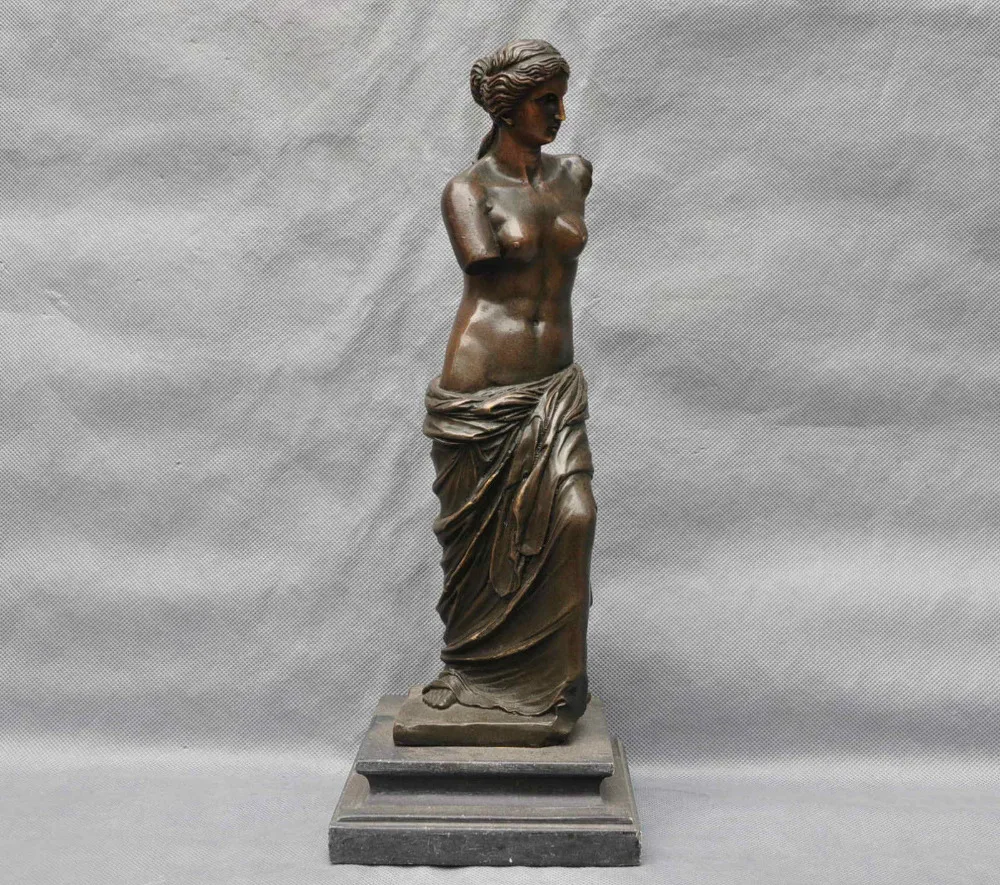 

007057 13 Bronze Women Lady Classic The Goddess Venus Art Sculpture Statue