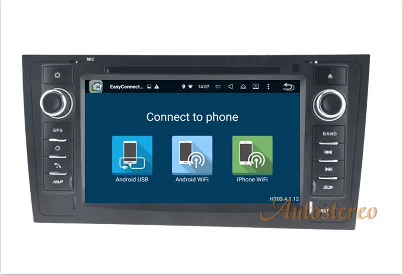 Top The Newest Android7.1 8.0 Car DVD CD player GPS navigation radio auto Stereo for AUDI A6 1997-2005 Allroad 2000-2006 headunit 7