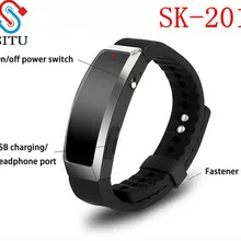 Situ 8G цифровой записывающий браслет MP3 музыкальный плеер Диктофон с голосовой активацией носимых технологий для класса SK201