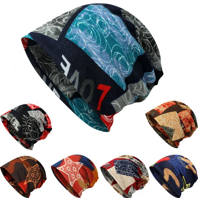 

Newest Autumn Winter Knit Hats Women Men Outdoor Sport Hiking Hats Warm Cap Knitted Caps Cycling Hat for Man Women
