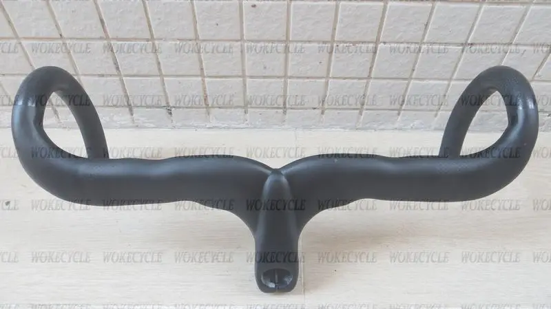 

Carbon Fiber Road Bicycle Bike Integrated Handlebars Stem Drop Bar