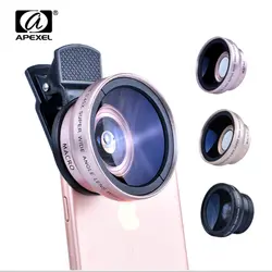 Новый Макро мобильного 0.45x супер Широкий формат линзы 37 мм Цифровой Высокое разрешение для iphone 7 6s xiaomi redmi note 3 pro 2 камеры