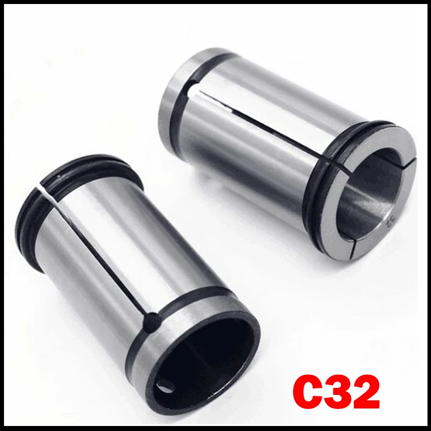 

1Pc 20mm 22mm 24mm Clamping Dia C32 CNC Milling Lathe Engraving Machine Tool Taper Holder Intensive Drill Chuck Spring Collet
