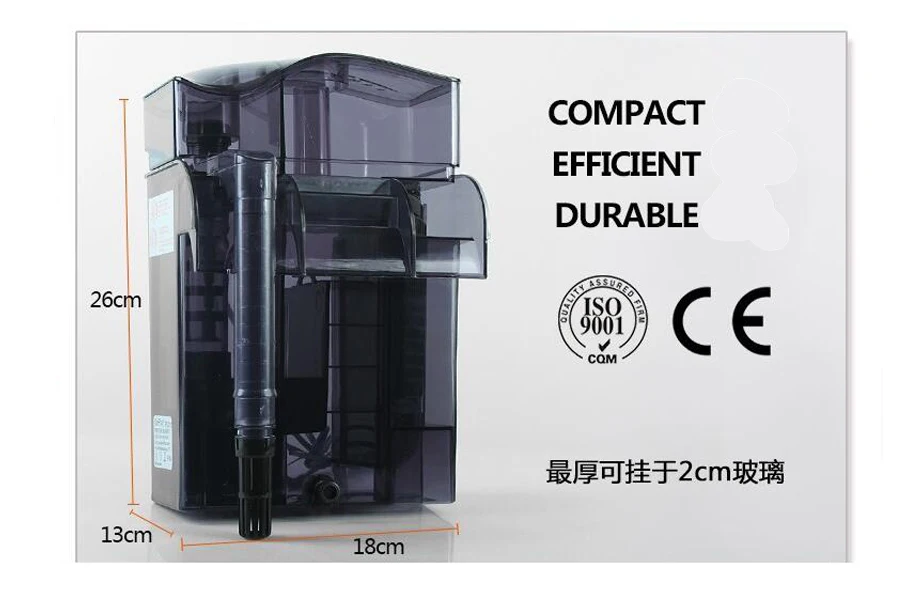 

Fish tank protein separator Super silent plug-in protein separator/Hanging On marine tank 30~100L water.mini small skimmer