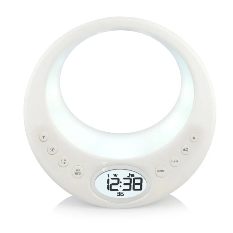 

Alarm Clock 3D Stereo Electronic Digital Touch Clocks Radio Ultra Loud Ringing Set Colorful Backlight Bedside
