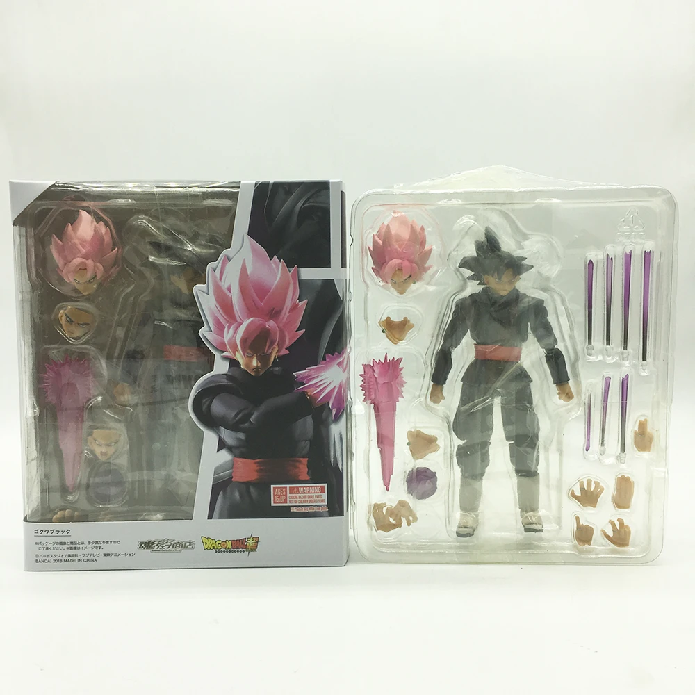 

6inch 15cm SHFiguarts SHF Dragon ball Z DBZ Black Rose Goku Action Figure Toy Doll Toy