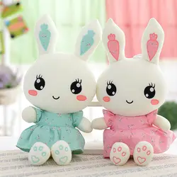 Лидер продаж плюшевые игрушки куклы милое платье кролик реальной жизни плюшевого зайчика подушки-игрушки Творческий Дети День рождения