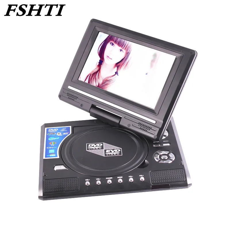 

9.8 Inch Portable DVD Player Digital Multimedia Player U Drive Play with FM TV Game Card Read Function VCD DVCD MP4 MP5
