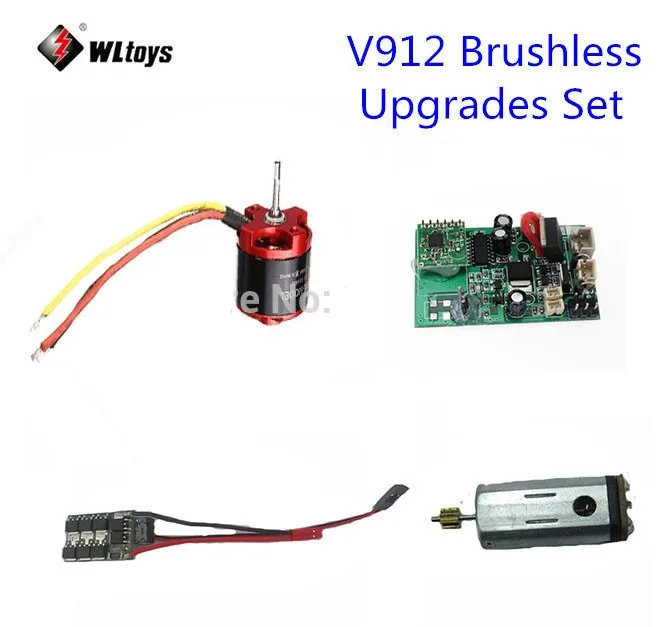 WLtoys V912 PRO Вертолет запасных Запчасти бесщеточный ESC/приемник совета/бесщеточный главный двигатель/Хвост двигателя