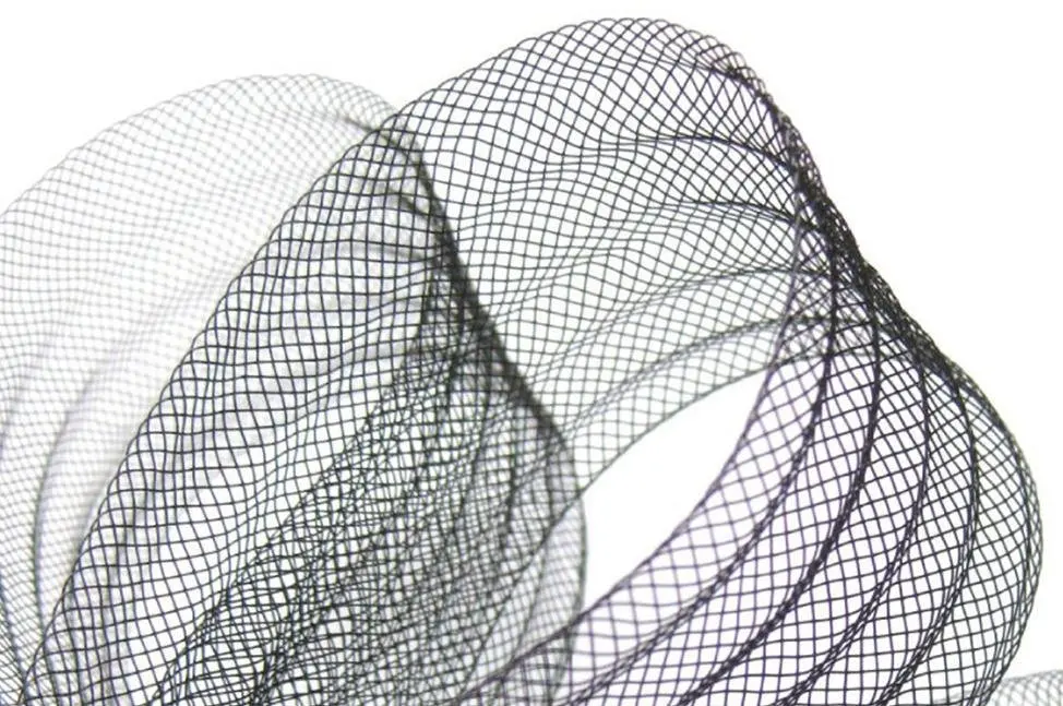 

1.8'' 4.5cm wide Pleated and Plain Crinoline Remnants for Millinery 25 yard #30 colors