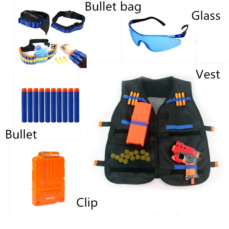 Охотничьи очки, пулевые зажимы, мишень, пулевое оружие, электрическая мишень для игрушечного пистолета Nerf, тактические аксессуары TSLM1