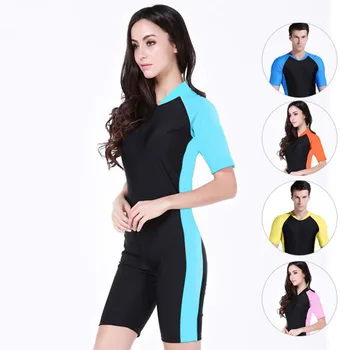 

Sbart Men Women Lycra Surf Clothing Sunscreen Anti-jellyfish Short-sleeve Diving Wetsuit Snorkeling Swimwear Summer Beach Shirt