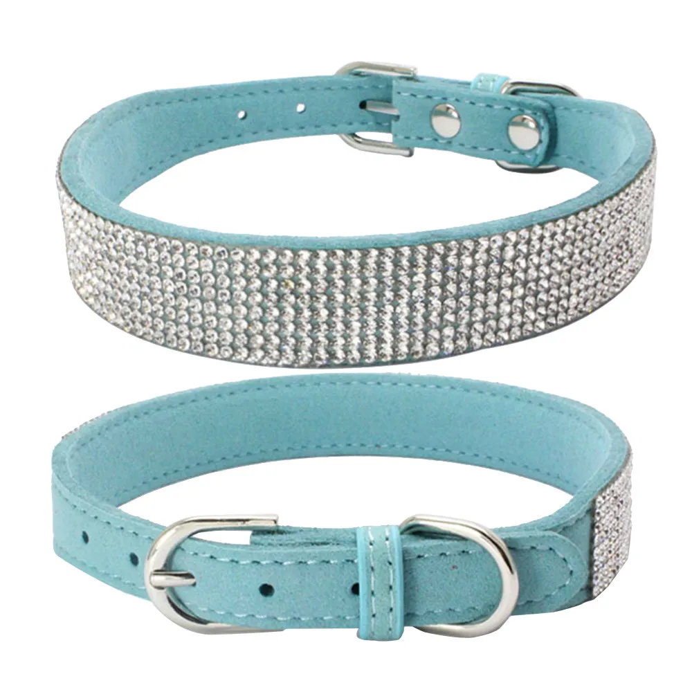 Collar for Dogs Bling Dog Collar Sparkly Rhinestone Studded Small Medium Dog Adjustable Collar