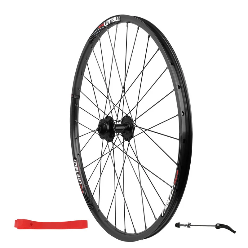 MEIJUN, колесо для горного велосипеда, 26 дюймов, 32 отверстия, перед и после велосипеда, колесо из алюминиевого сплава, колеса для велосипеда, сделай сам, цвет - Цвет: Front Wheel Black