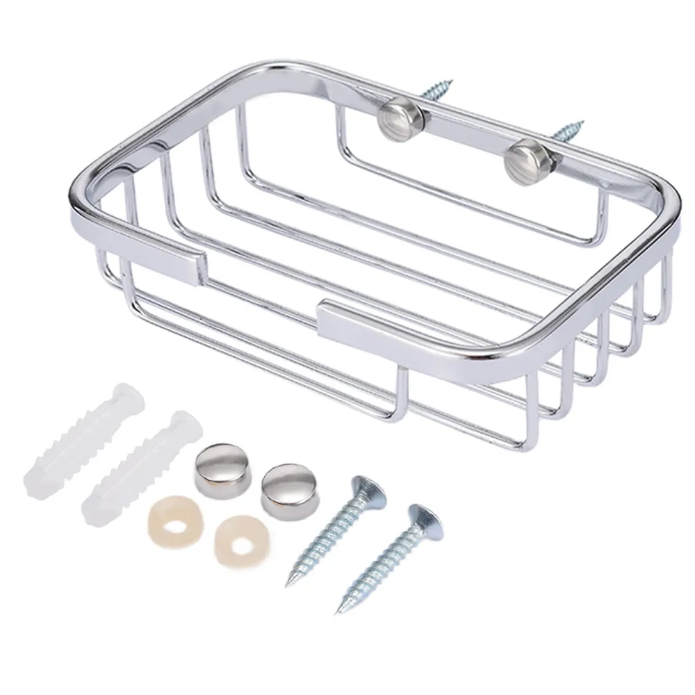 Stainless Steel Soap Holder Wall Mounted Shower Soap Holders Bathroom