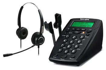 

Free Shipping Call center office/business phone headset RJ9 plug headphones Dial pad with Recording Function