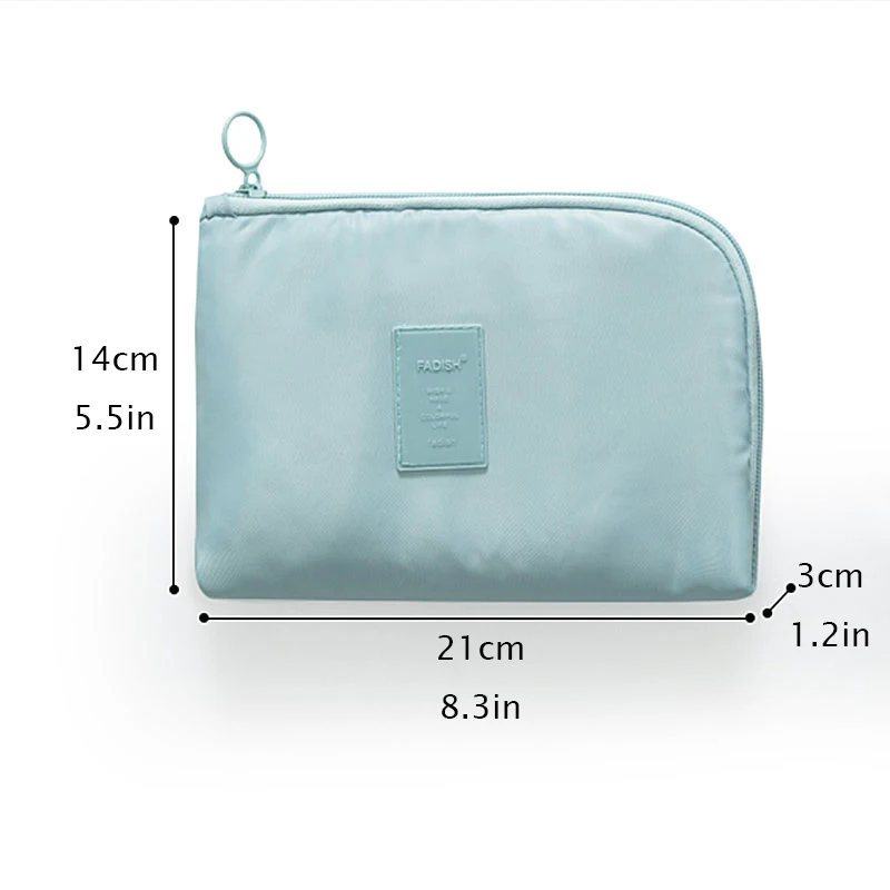 صغيرة السفر الرقمية حقيبة التخزين ل USB بيانات الشحن المنظم كابل الإلكترونية المحمولة النايلون البريدي حقيبة الهاتف المنظم حالة