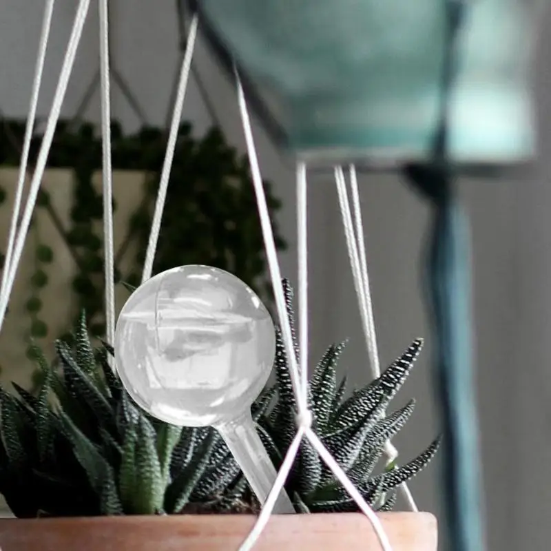 Автоматическое Капельное орошение Искусственные стеклянные шарики цветок автоматическое устройство орошения горшок форма лампы капельного дома путешествия капельница воды