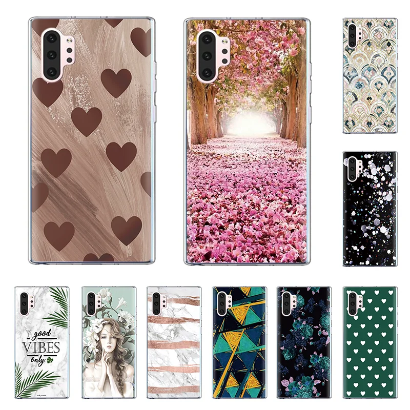 

Camera Love Heart Case For Samsung Galaxy Note 10 Fundas Note10 TPU Silicone Cover For Samsung Galaxy Note 10 Pro Coque
