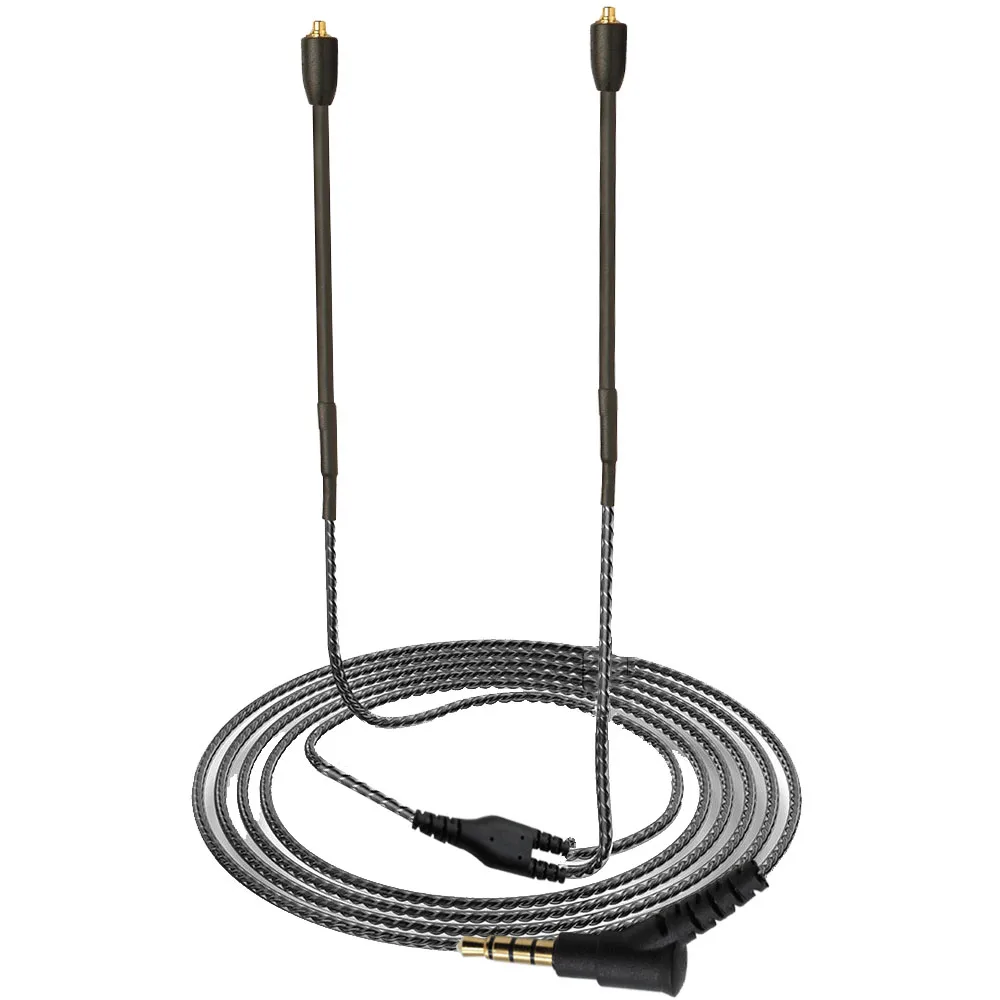 Съемный кабель MMCX для наушников Shure SE215 SE315 SE425 SE535 SE846 шнуры с микрофоном и без