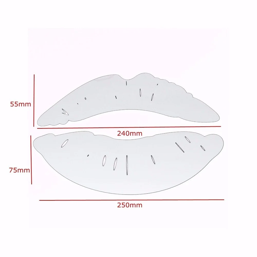 Pegatinas de espejo de pared de labios de la mañana moderna calcomanías de arte del dormitorio decoración del hogar