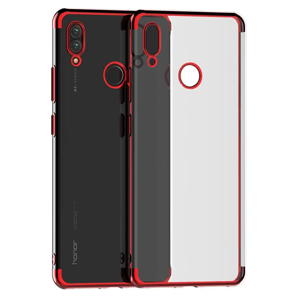 Ультратонкий Прозрачный чехол для телефона huawei p20lite p30pro mate10 20 Nova4 Мягкий ТПУ