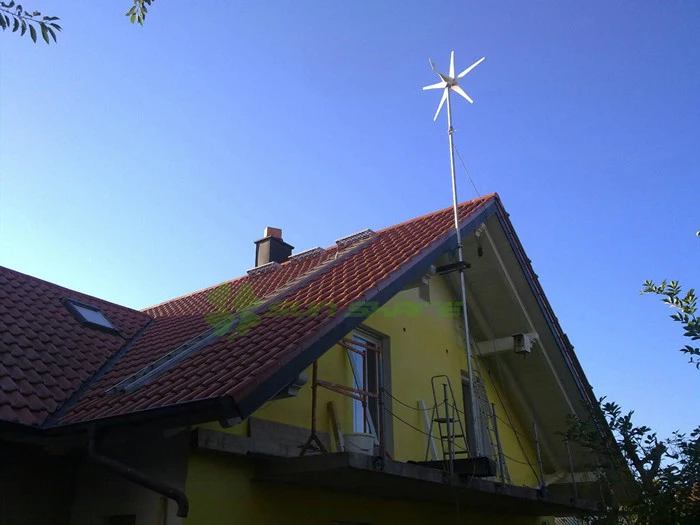 Wind turbine in Graben