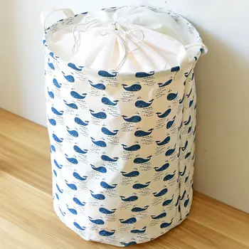 

Grocery whale storage bucket with beam mouth home dirty clothes basket