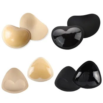 

Women Self Adhesive Bra Pad Inserts Breast Nipple Cover Pasties Push Up Enhancer