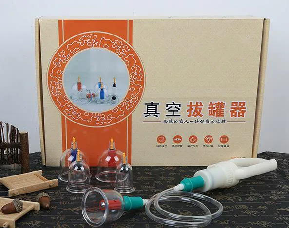 24 cans thickening vacuum cupping Explosion-proof the cupping glass home protection suction type tank body massager