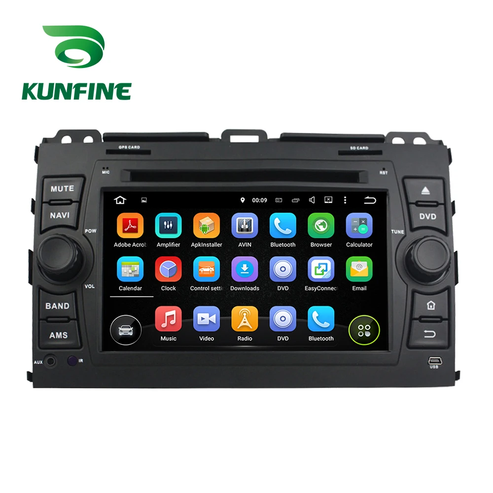 Top Octa Core 4GB RAM Android 8.0 Car DVD GPS Navigation Multimedia Player Car Stereo for TOYOTA Prado 2006-2010 Radio Headunit WIFI 1